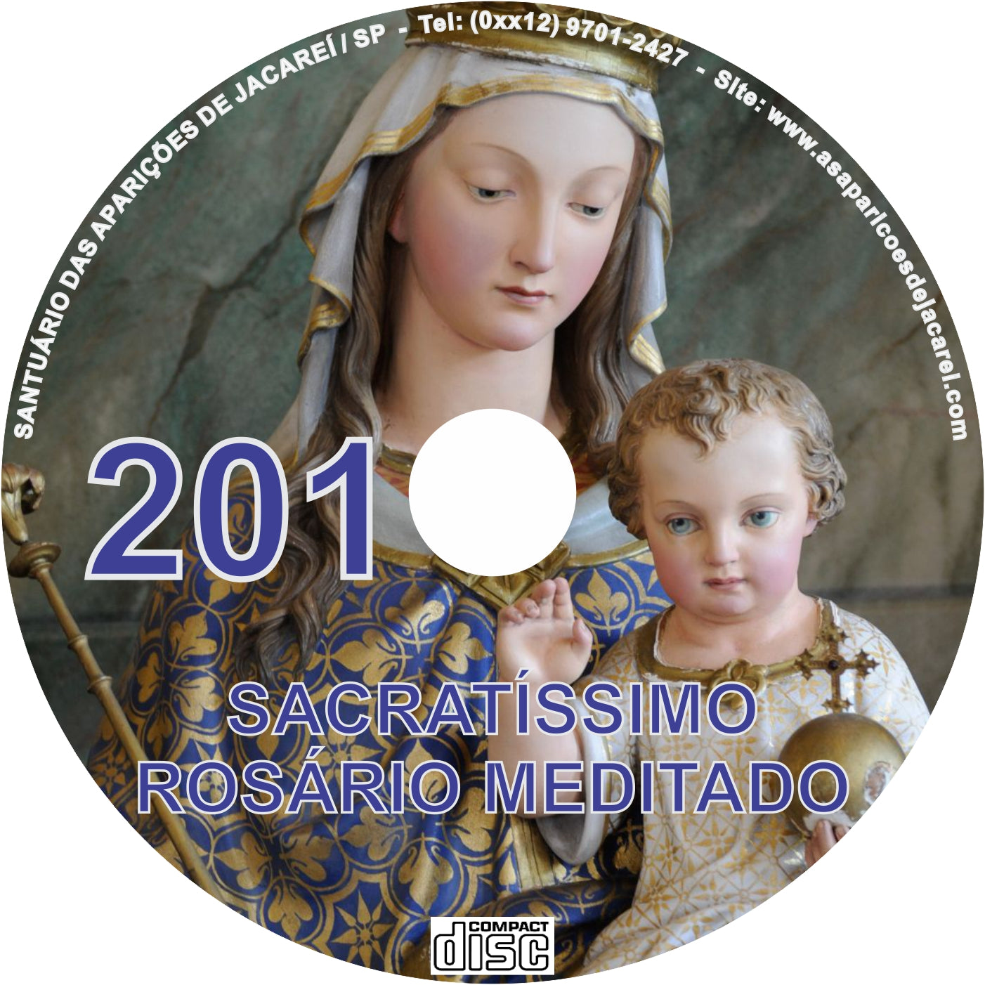 Cd Rosário Meditado 201 Cd Rosário Meditado 201